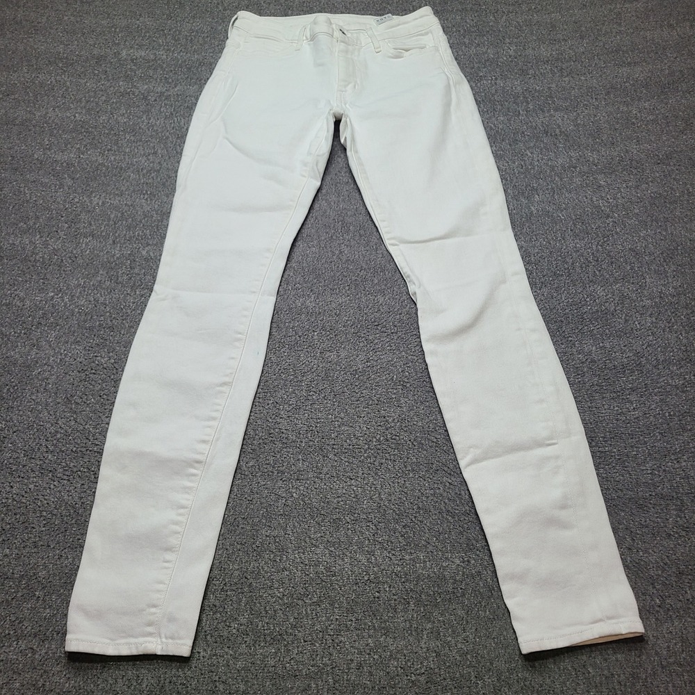 Koral White Skinny Jeans‎ Women's Size 27 Stretch Denim Made in USA